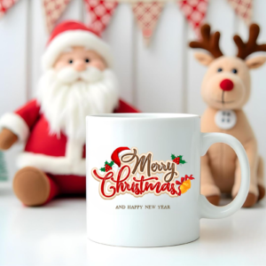 Classic Christmas Greeting Mug