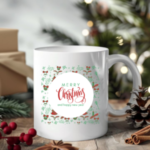 Evergreen Festive Christmas Mug