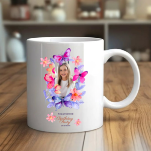 Butterfly Bloom Birthday Mug